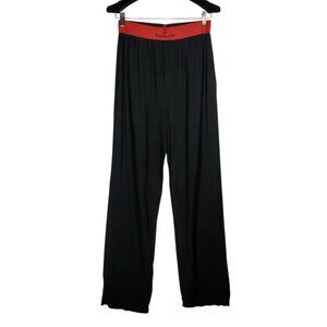 Tommy John Second Skin Pajama Pants Men's M Black Lounge Sleep Modal Silky